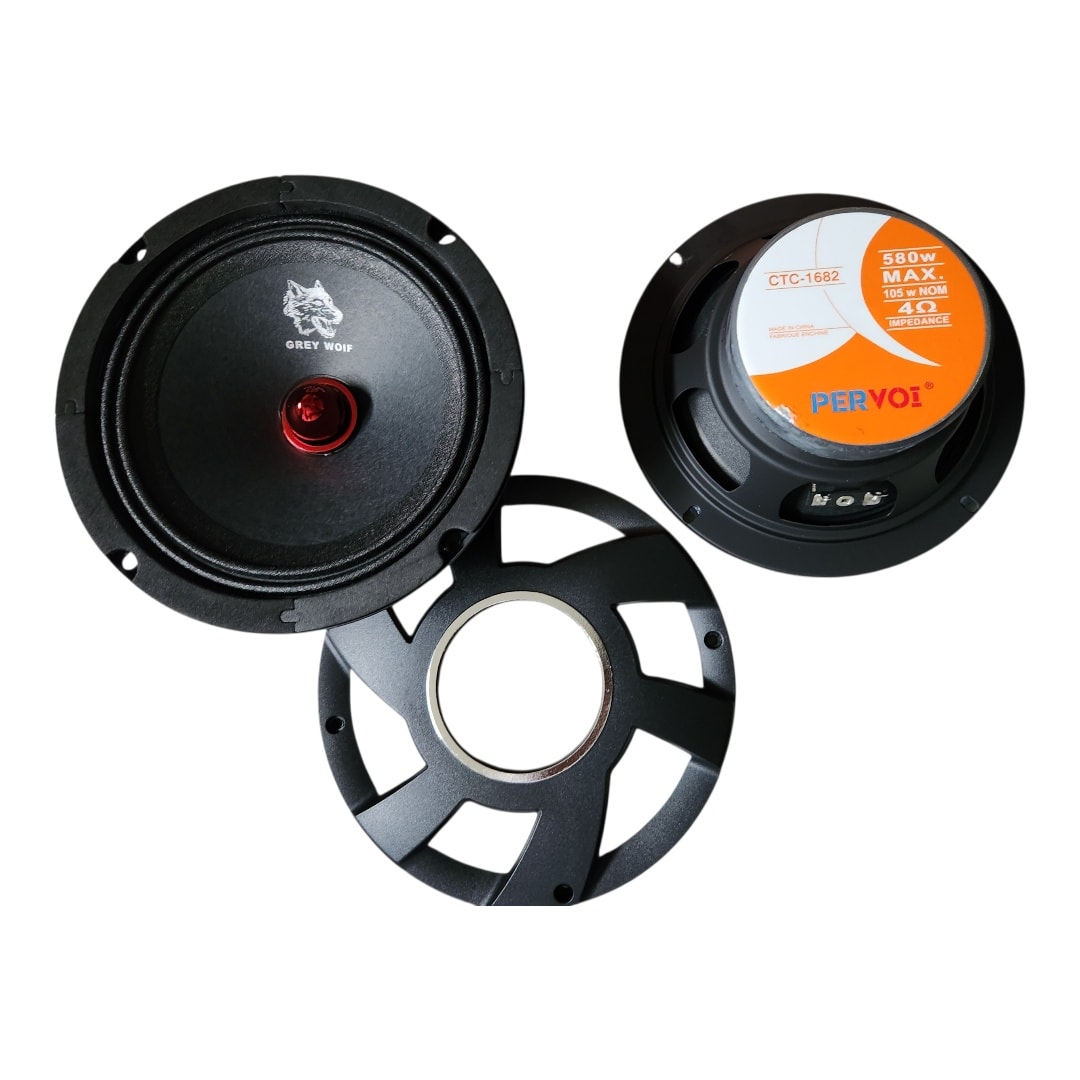 Par de parlantes 16 centímetros 580w