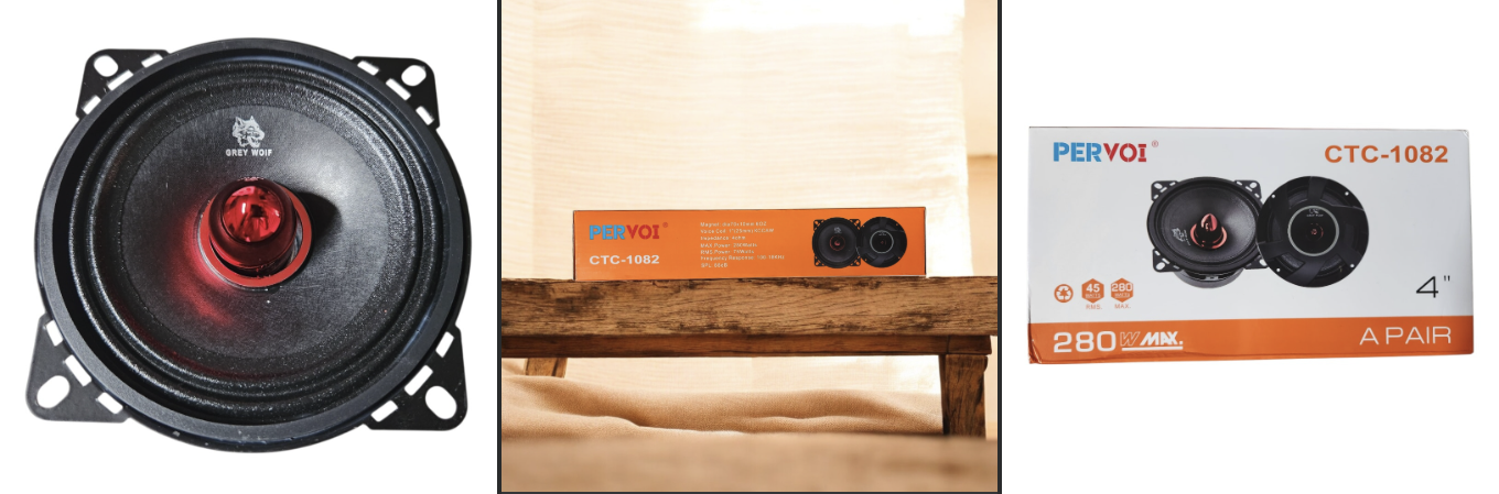 Par de parlantes de 4" equivalente a 10cm