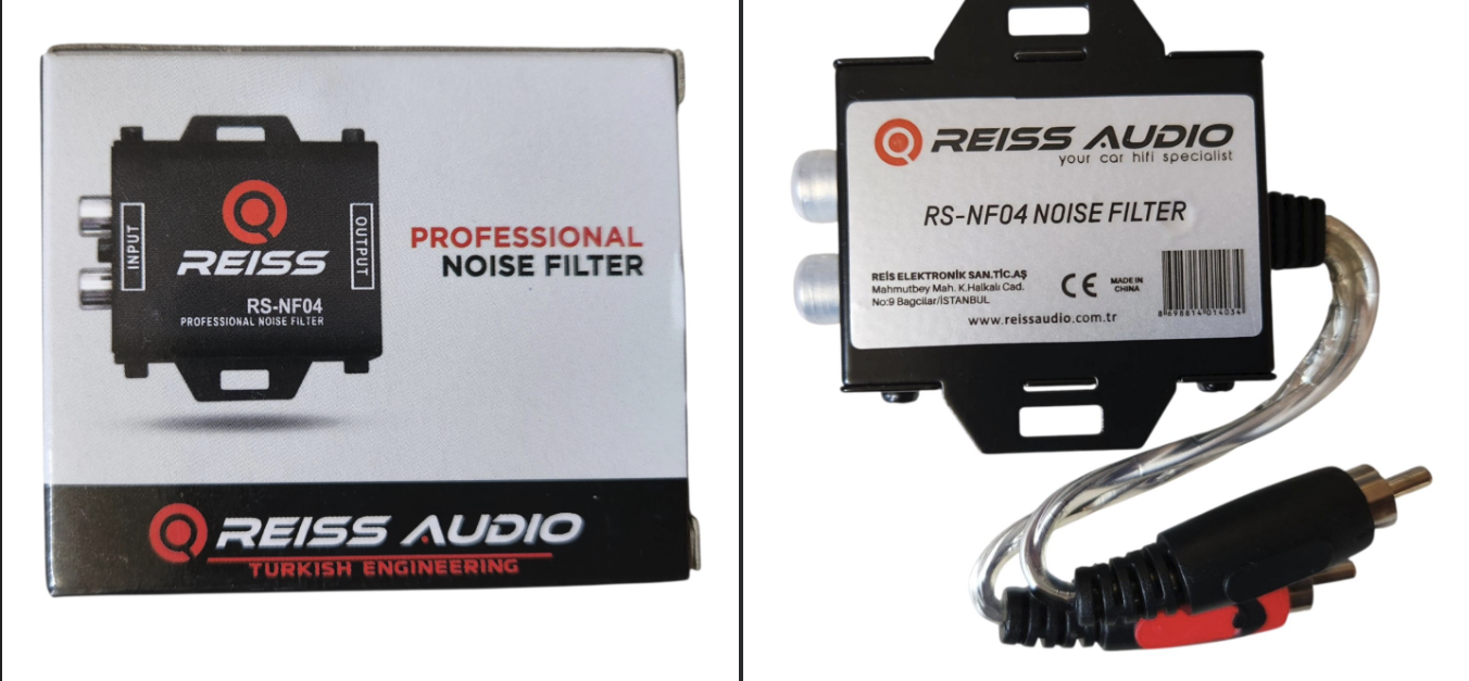 Filtro de audio reiss, principalmente para sistemas con audio de rca REISS AQRIZ
